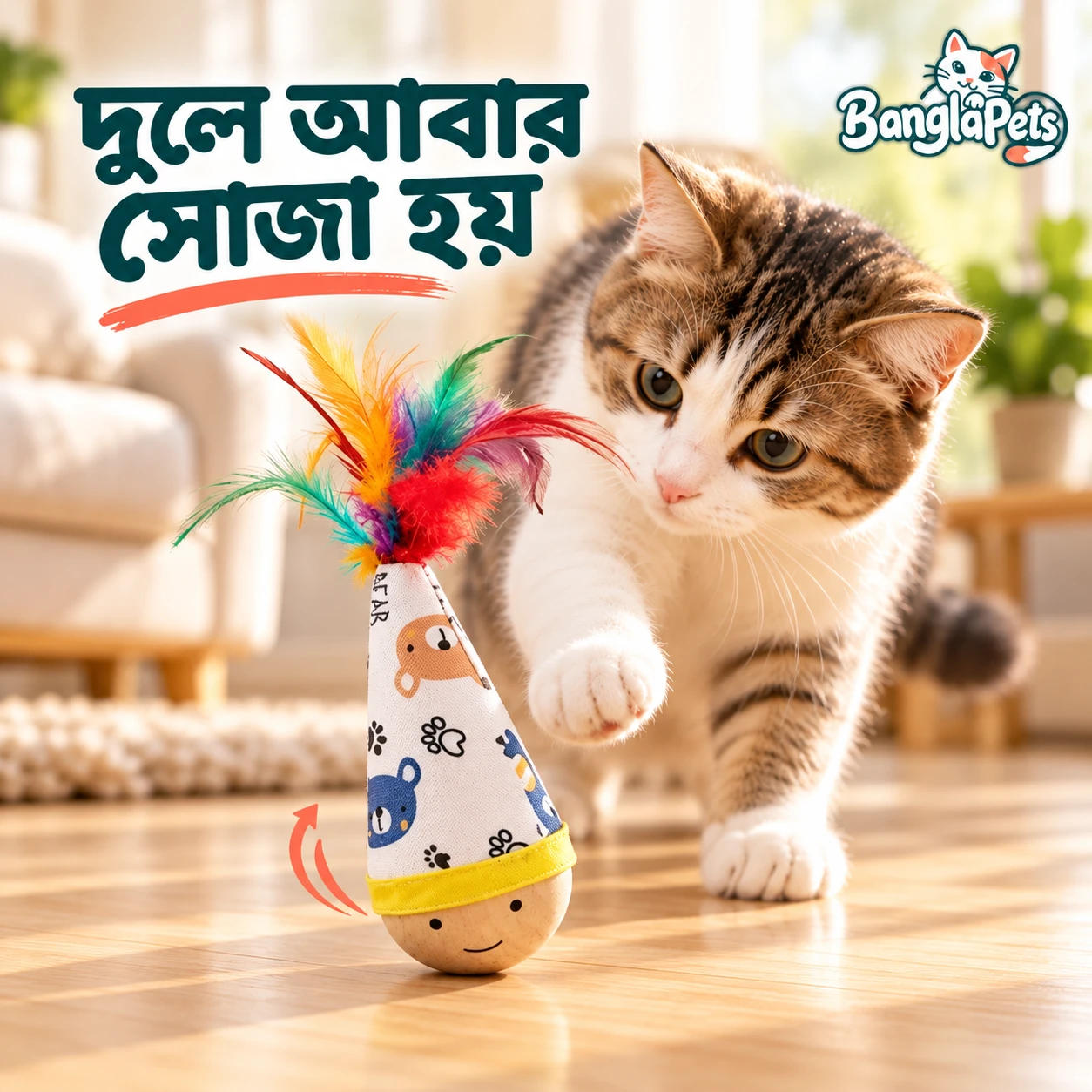 Cat Roly Poly Toy